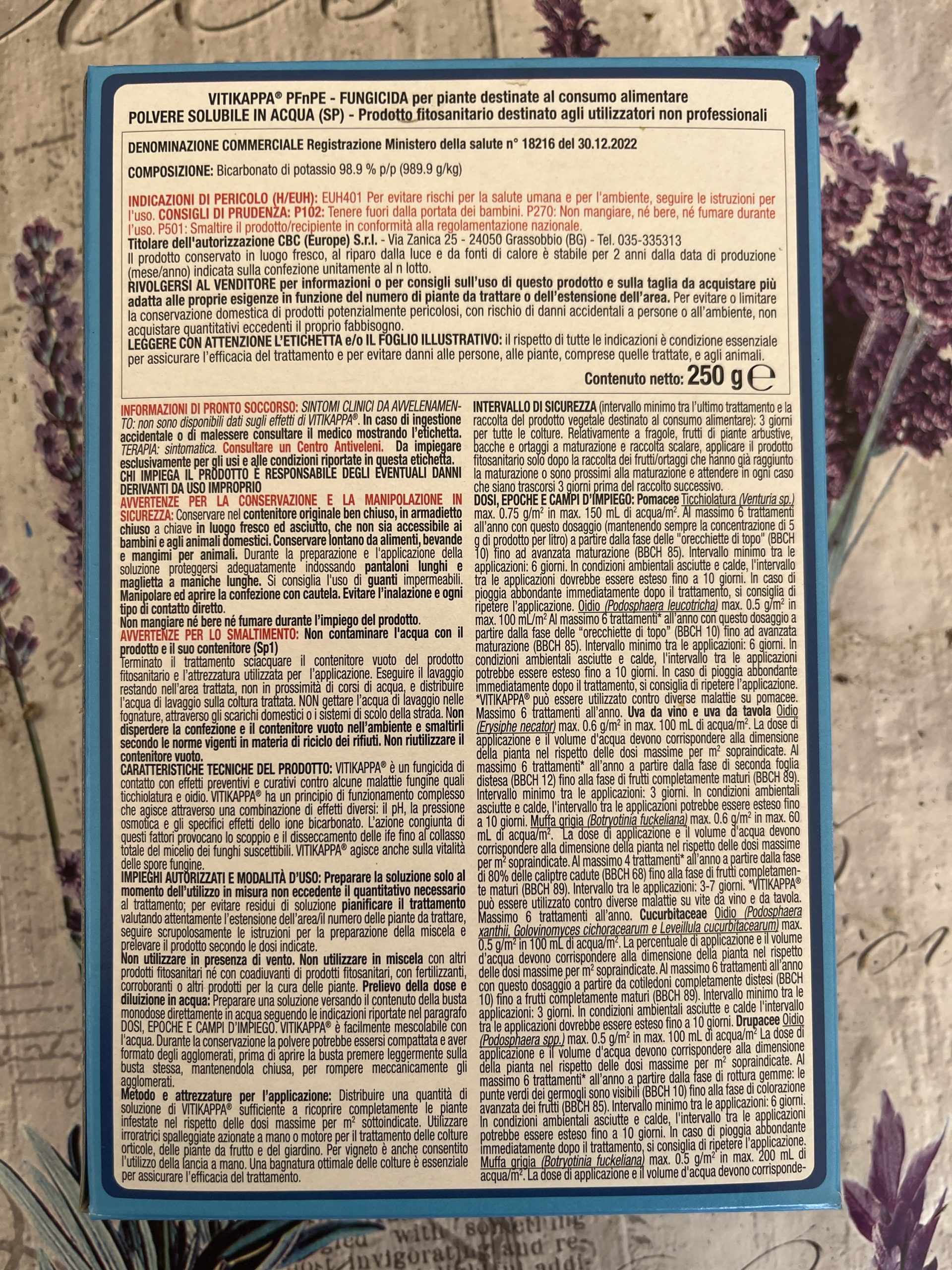 Fungicida oidio muffe e marciumi gr.250 Zapi